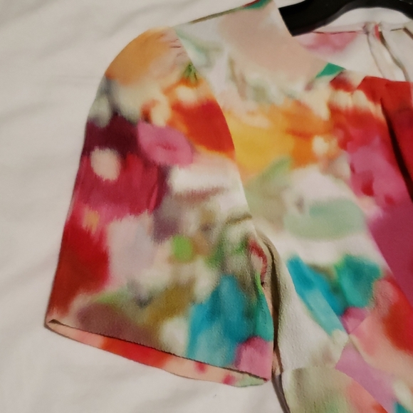 kate spade new york Floral Peplum Top - Picture 5 of 10